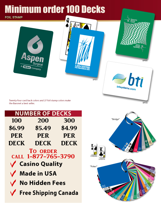 Custom Playing Cards Foil Stamp Custom Playing Cards Foil Stamp