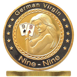 Poker Protector Card Guard Cover in Capsule :  German Virgin Nine Nine
