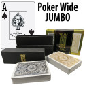 Kem Playing Cards Arrow Poker Wide Jumbo Black/Gold