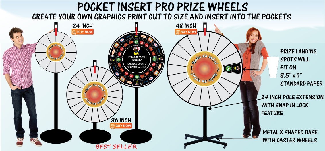 Pocket Insert Pro Prize Wheels